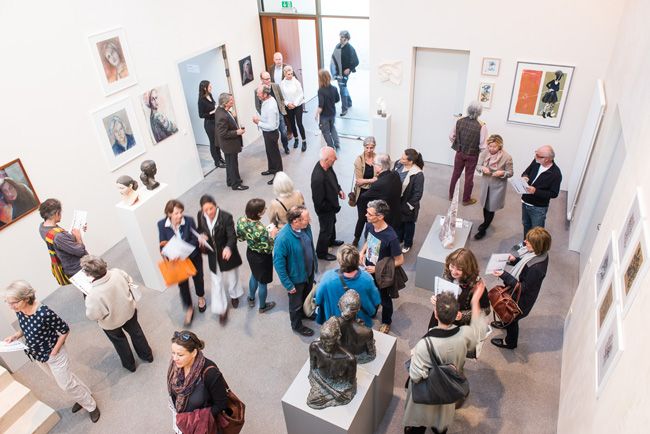 Das Bildnis Ausstellung in der Galerie 4e – Foto: Heike Clement