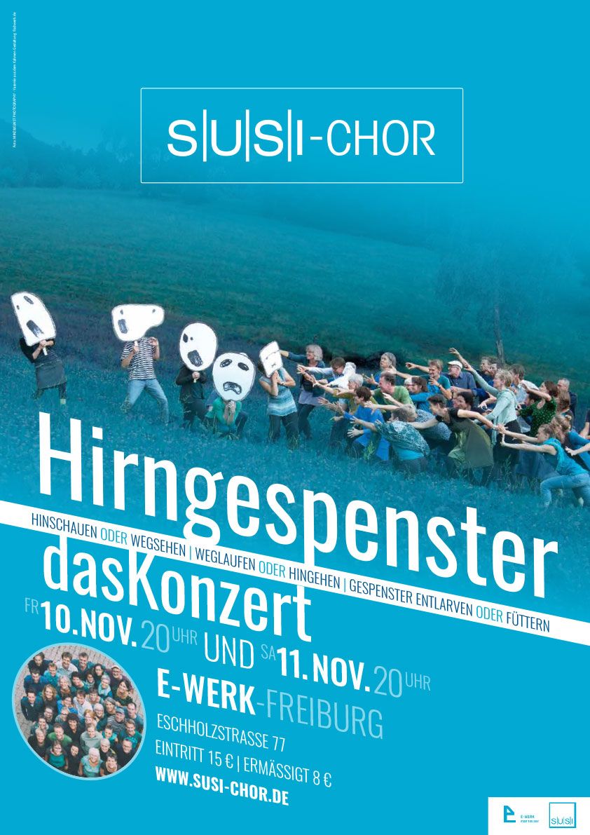 Hirngespenster Konzert-Kampagne SUSI-Chor